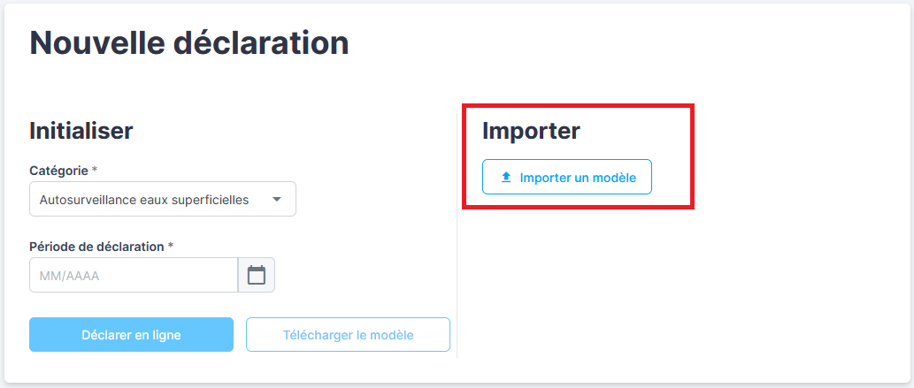 Illustration import déclaration