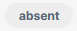 Statut absent